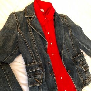 New fashionable jean jacket from The Loft